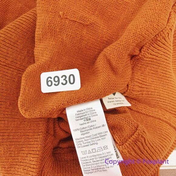 NEW Madewell‎ Clairview Hoodie Sweater, color Maple Glow, XXS - Picture 15 of 16